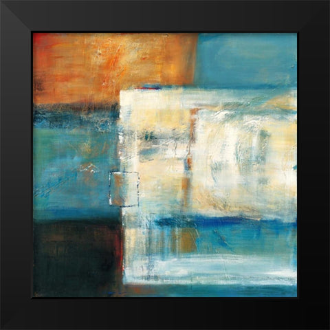 Colorfield II Black Modern Wood Framed Art Print by Danckaert, Bea