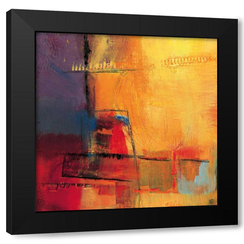 Abstract Day Black Modern Wood Framed Art Print by Danckaert, Bea