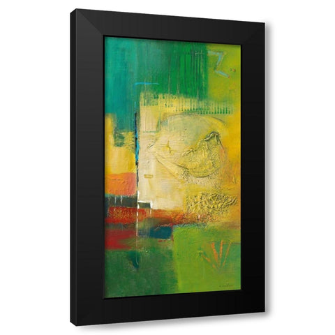 Springtime I Black Modern Wood Framed Art Print with Double Matting by Danckaert, Bea
