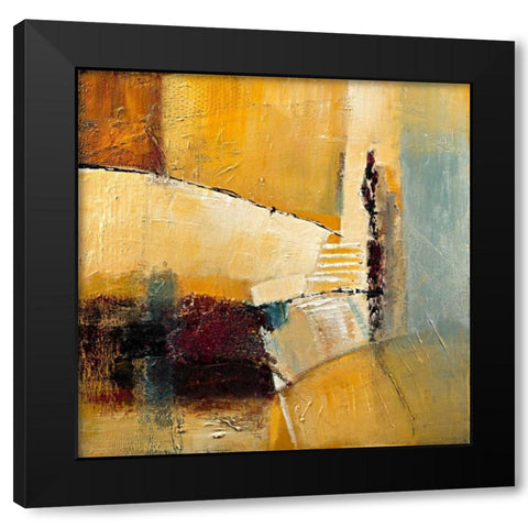 Get in touch Black Modern Wood Framed Art Print with Double Matting by Danckaert, Bea