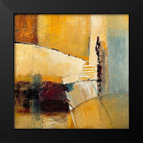 Get in touch Black Modern Wood Framed Art Print by Danckaert, Bea