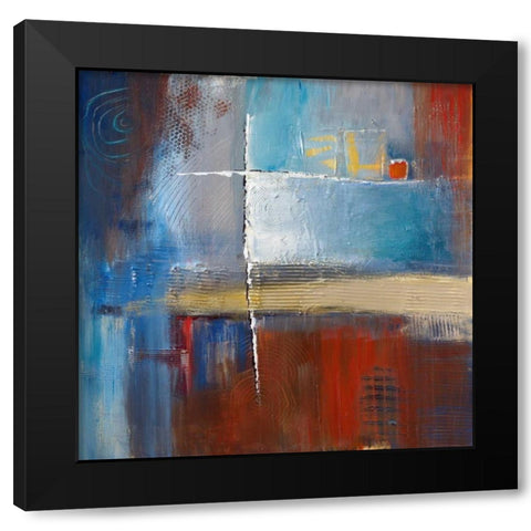 The Game Black Modern Wood Framed Art Print with Double Matting by Danckaert, Bea