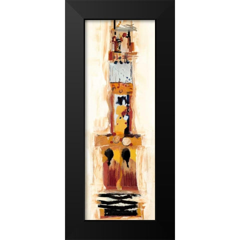 Begegnungen II Black Modern Wood Framed Art Print by Bonciani, Celina