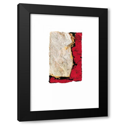 African Memory I Black Modern Wood Framed Art Print with Double Matting by Heinrich, Christian