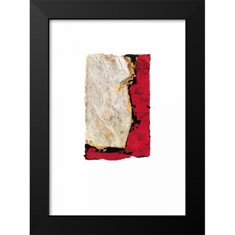 African Memory I Black Modern Wood Framed Art Print by Heinrich, Christian