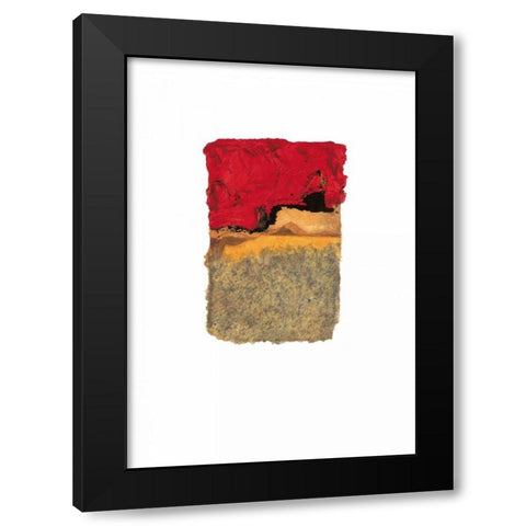 African Memory II Black Modern Wood Framed Art Print with Double Matting by Heinrich, Christian