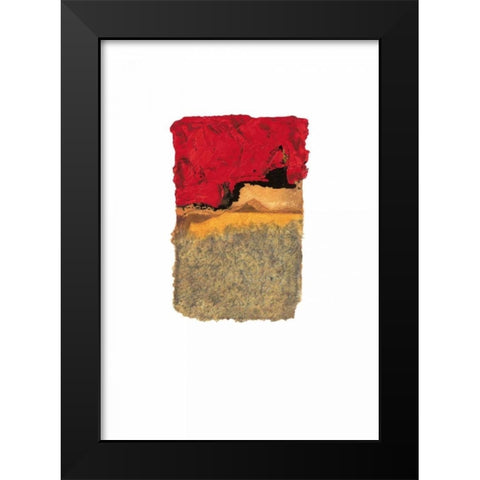 African Memory II Black Modern Wood Framed Art Print by Heinrich, Christian
