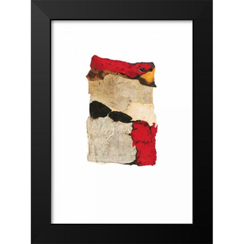 African Memory III Black Modern Wood Framed Art Print by Heinrich, Christian