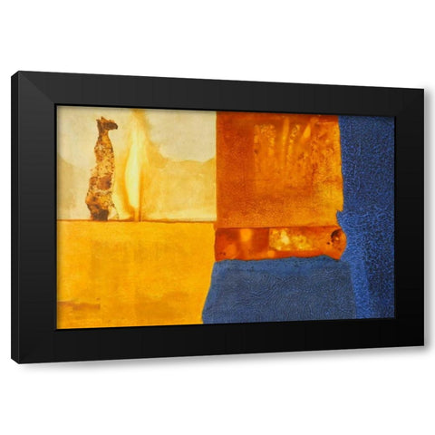 Hluheluwe Memory I Black Modern Wood Framed Art Print by Heinrich, Christian