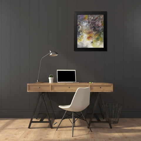 Extravaganz VI Black Modern Wood Framed Art Print by Middendorf, Christiane