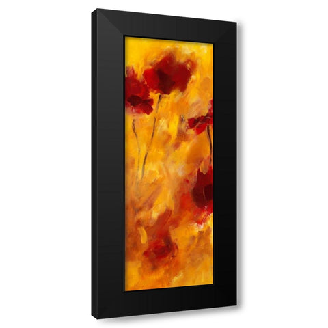 Farbklange II Black Modern Wood Framed Art Print by Ohland, Christa
