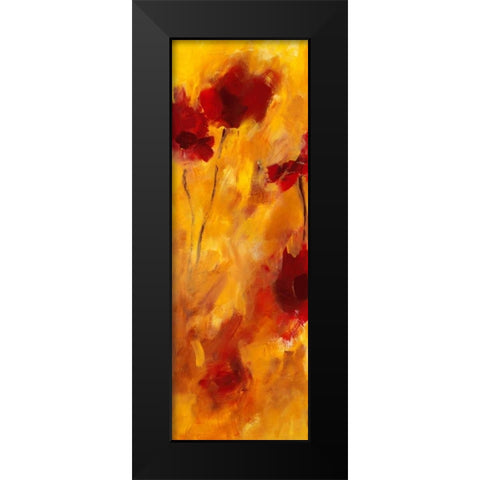 Farbklange II Black Modern Wood Framed Art Print by Ohland, Christa