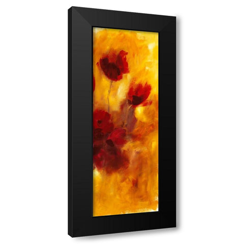 Farbklange I Black Modern Wood Framed Art Print with Double Matting by Ohland, Christa