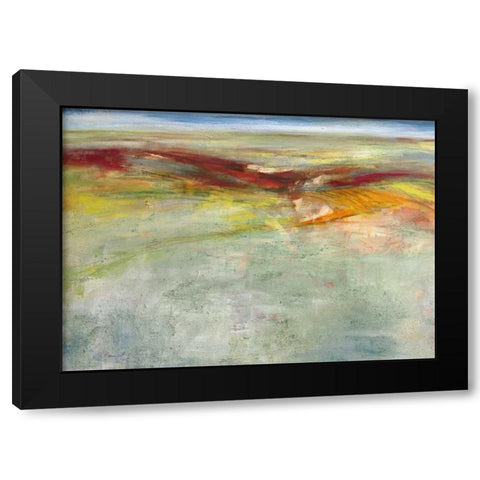 Weites Land I Black Modern Wood Framed Art Print with Double Matting by Ohland, Christa
