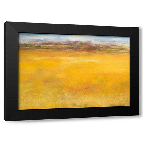 Weites Land II Black Modern Wood Framed Art Print with Double Matting by Ohland, Christa