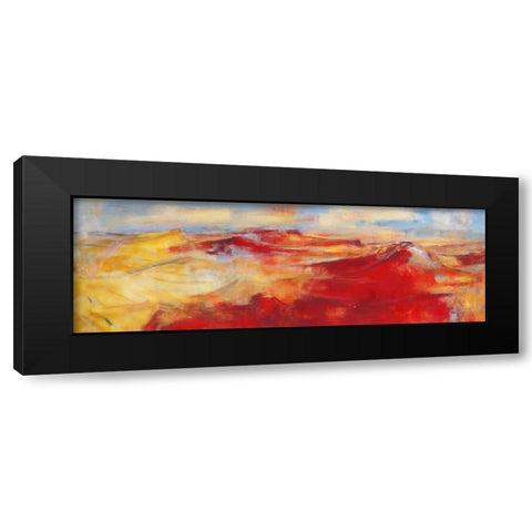 Sommerland II Black Modern Wood Framed Art Print with Double Matting by Ohland, Christa