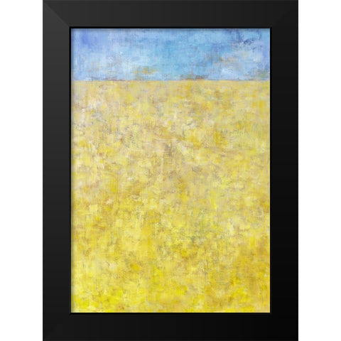 Jahreszeiten III Black Modern Wood Framed Art Print by Ohland, Christa