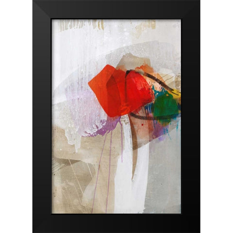 The Red One Black Modern Wood Framed Art Print by Ruttkau,El