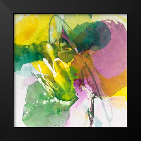 Charming Black Modern Wood Framed Art Print by Ruttkau, El