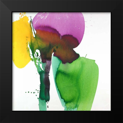 Amusing Black Modern Wood Framed Art Print by Ruttkau, El