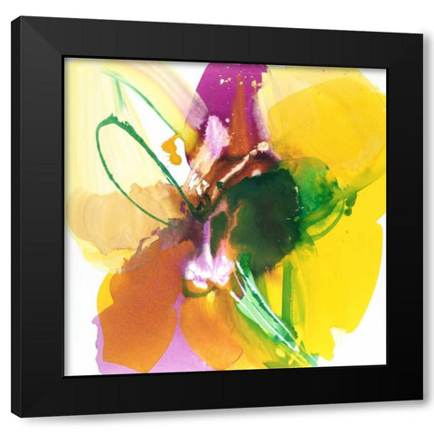 Exciting Black Modern Wood Framed Art Print by Ruttkau, El