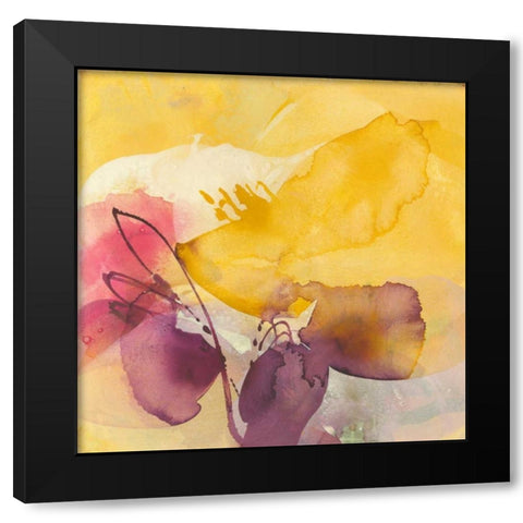 Blossoms Black Modern Wood Framed Art Print by Witt, El