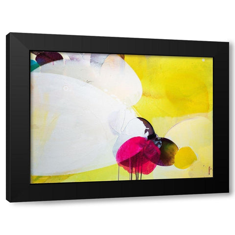 Light Flower Black Modern Wood Framed Art Print with Double Matting by Witt, El