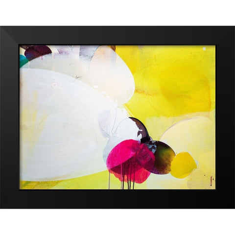 Light Flower Black Modern Wood Framed Art Print by Witt, El