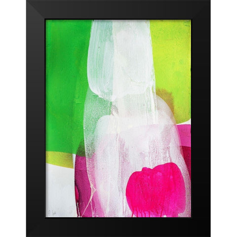 Green Plant Black Modern Wood Framed Art Print by Witt, El