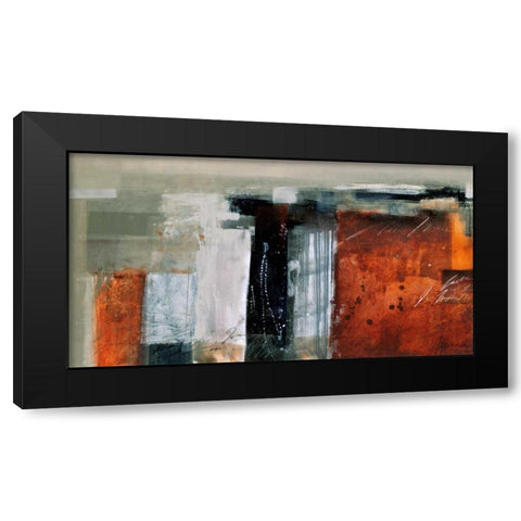 Terra Black Modern Wood Framed Art Print with Double Matting by Cusumano, Francesco