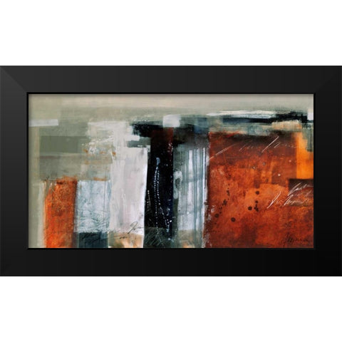 Terra Black Modern Wood Framed Art Print by Cusumano, Francesco