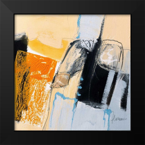 Movimenti II Black Modern Wood Framed Art Print by Cusumano, Francesco