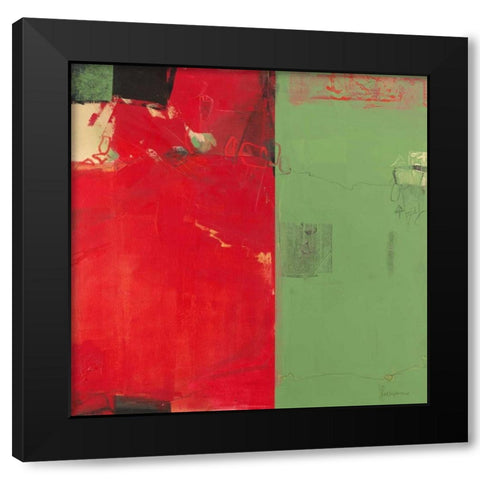 Dolce meta II Black Modern Wood Framed Art Print with Double Matting by Cusumano, Francesco