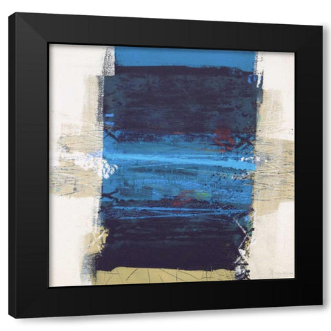Acqua I Black Modern Wood Framed Art Print by Cusumano, Francesco
