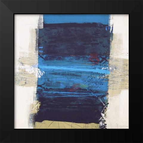 Acqua I Black Modern Wood Framed Art Print by Cusumano, Francesco