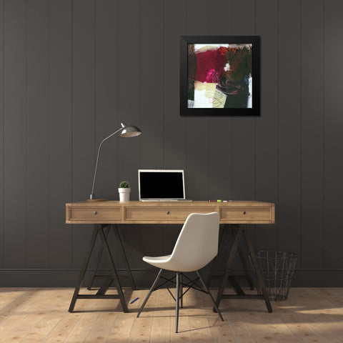 Sfondo II Black Modern Wood Framed Art Print by Cusumano, Francesco