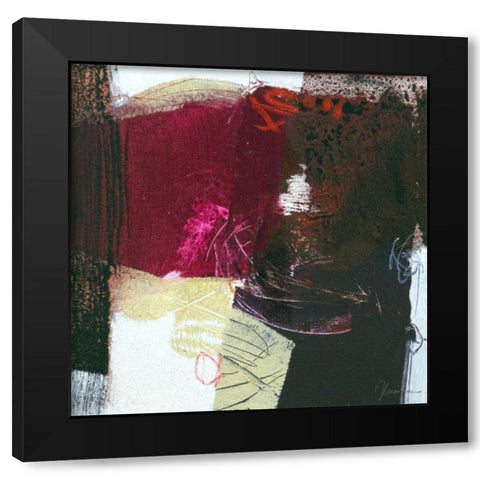Sfondo II Black Modern Wood Framed Art Print by Cusumano, Francesco