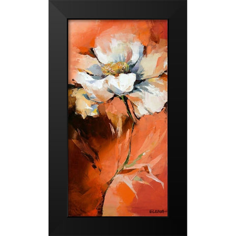 Anemonen I Black Modern Wood Framed Art Print by Filatov, Elena