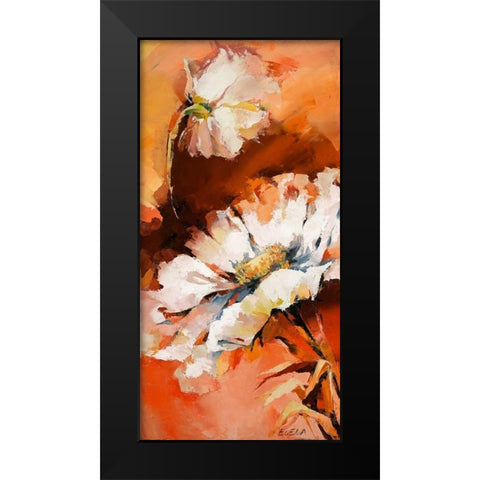 Anemonen II Black Modern Wood Framed Art Print by Filatov, Elena