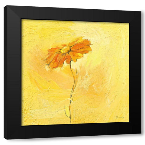 Fiore 1 Black Modern Wood Framed Art Print by Filatov, Elena