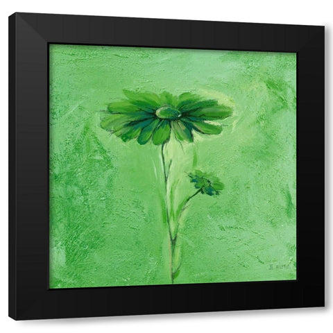 Fiore 3 Black Modern Wood Framed Art Print with Double Matting by Filatov, Elena