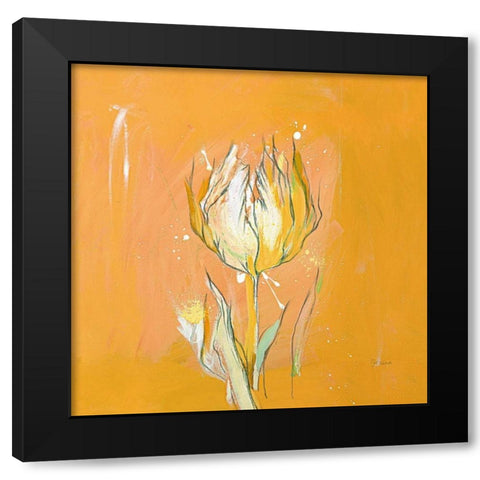 Tulpa 2 Black Modern Wood Framed Art Print by Filatov, Elena