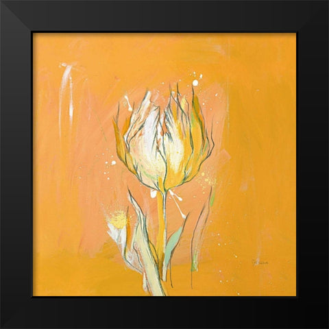 Tulpa 2 Black Modern Wood Framed Art Print by Filatov, Elena