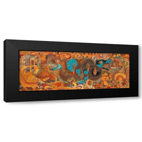 Mexican Mystery Black Modern Wood Framed Art Print by Filatov, Elena