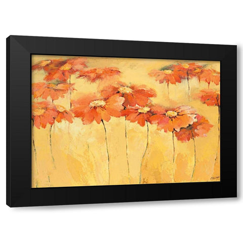 Feldblumen III Black Modern Wood Framed Art Print by Filatov, Elena