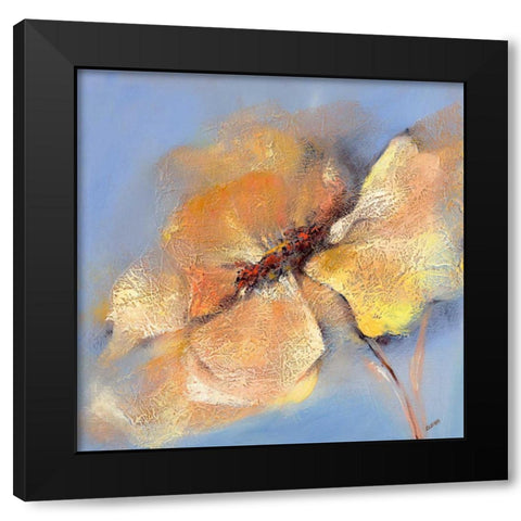 Bright Anemone I Black Modern Wood Framed Art Print by Filatov, Elena