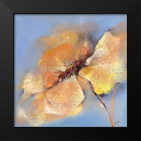 Bright Anemone I Black Modern Wood Framed Art Print by Filatov, Elena