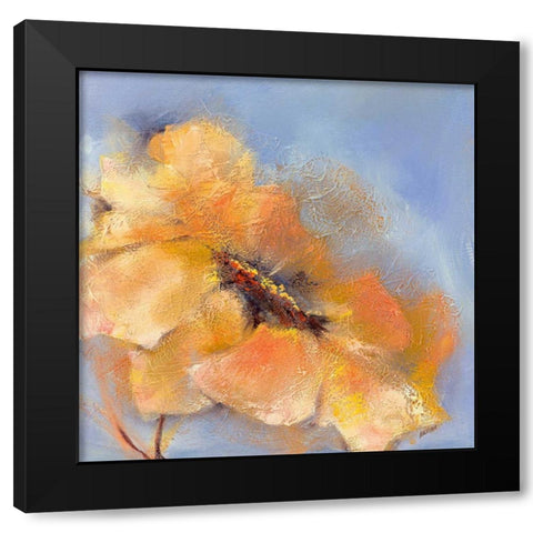 Bright Anemone II Black Modern Wood Framed Art Print with Double Matting by Filatov, Elena
