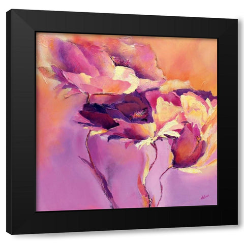 Candy Mohn II Black Modern Wood Framed Art Print by Filatov, Elena