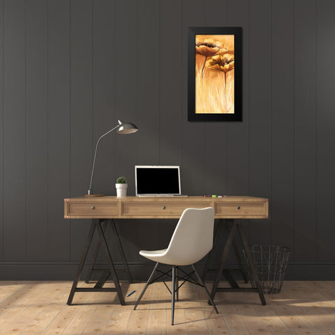 Kupfer Symphonie Black Modern Wood Framed Art Print by Filatov, Elena